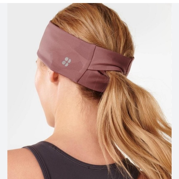 Sweaty Betty Power Headband Pink tonal Camo print NWT in wrapper - Picture 1 of 4